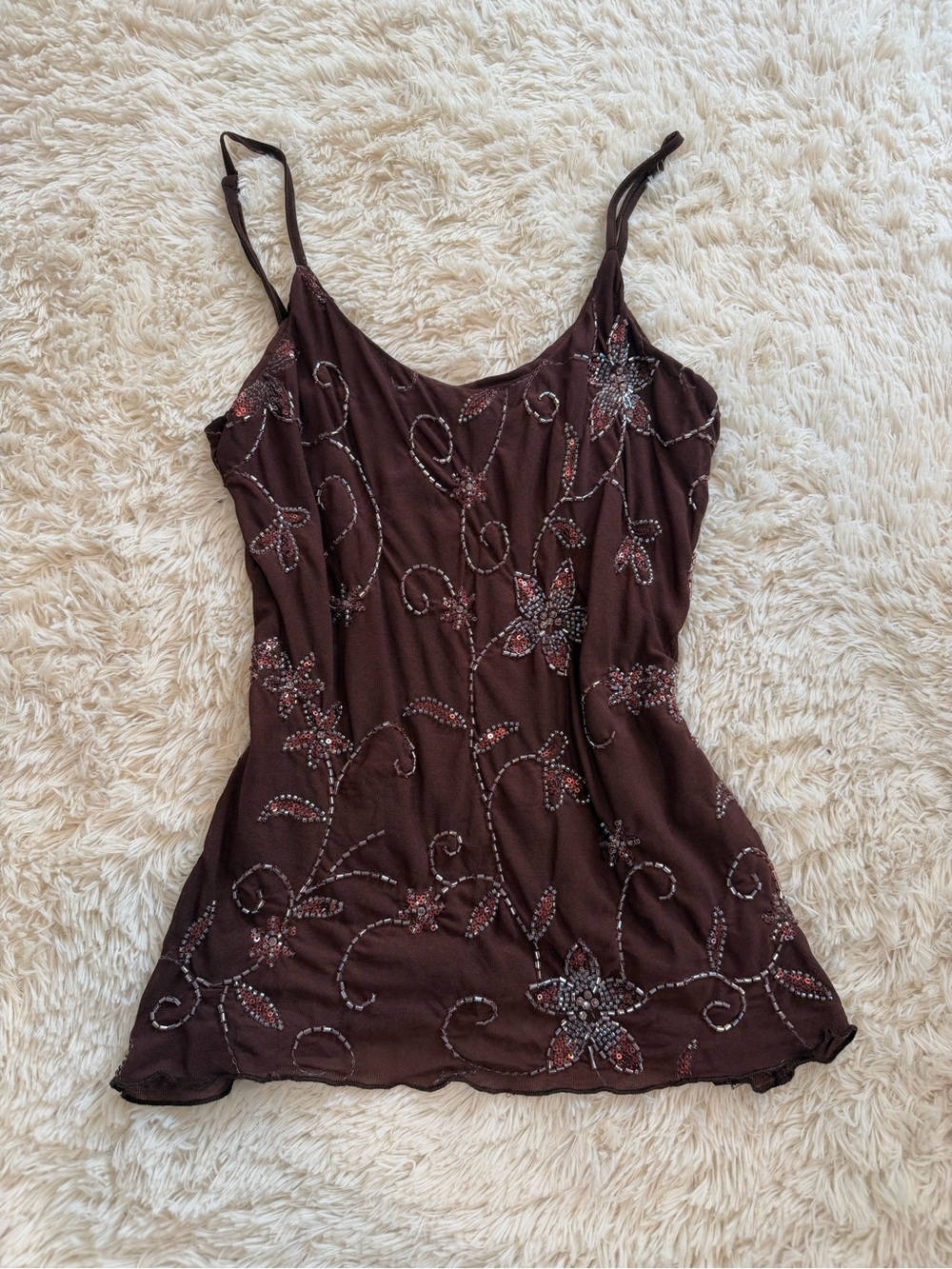 PRINCESS POLLY LEOCADIA BEADED DETAIL TOP - Picture 2 of 4
